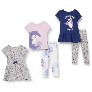 Amazon Essentials Frozen Girls Large 9 Mix-and-Match Outfit Sets, Multipacks NIP